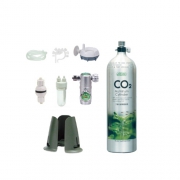 1L CO2 Aluminum Cylinder Set Face up - Pressure-Reduced