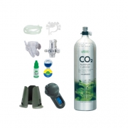 1L CO2 Aluminum Cylinder Set Face up - Professional