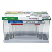 Ultra-transparent Diamant Glass Tank- Curved Corner (4 in 1)